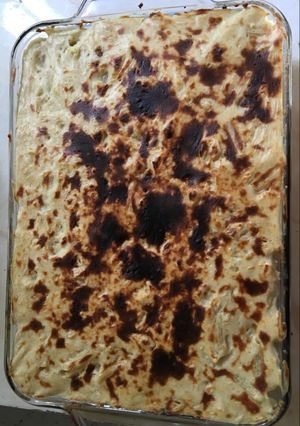 صورة لوصفة طريقة عمل المكرونة بالبشاميل