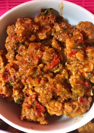 Foto resep Tempe rebus balado