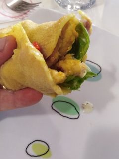 Una foto de Fajitas de pollo y verduras