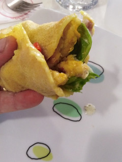 Una foto de Fajitas de pollo y verduras