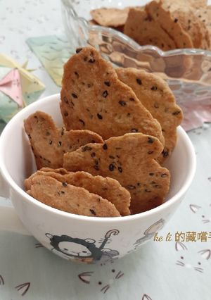 百變芝麻薄脆餅 的食譜成品照片