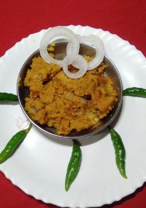 कोरडे बेसन (Korde Besan Recipe In Marathi) रेसिपी चे मुख्य फोटो 