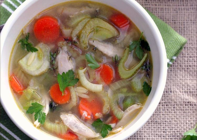 Recipe of Speedy Chicken Veggie Soup