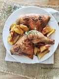 Pollo al forno con patate