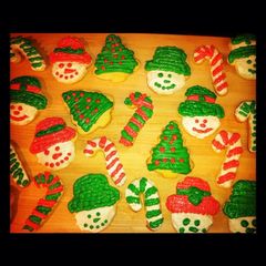 A picture of Christmas Cookies.