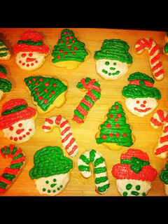 A picture of Christmas Cookies.
