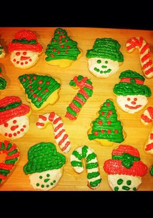 A picture of Christmas Cookies.