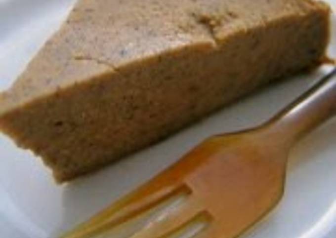 Diet Friendly Agar Cake with Tofu, Brown Sugar & Kinako
