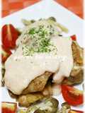 Chicken Sauté with Mentaiko Cheese Sauce