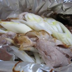A picture of Foil Cooked Miso Flavored Pork.