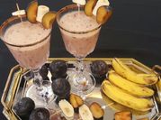 A picture of orange peel smoothies