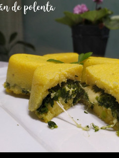 Una foto de Mini volcán de polenta