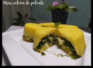 Una foto de Mini volcán de polenta