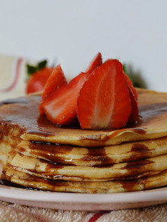 Una foto de Pancakes con caramelo (sin azúcar)