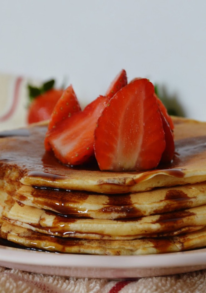Una foto de Pancakes con caramelo (sin azúcar)