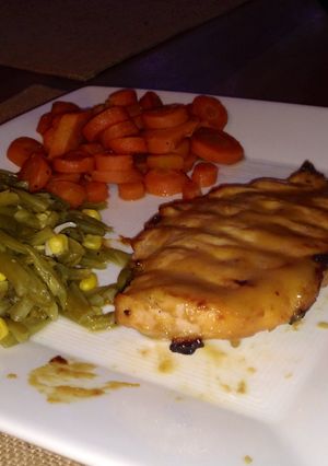 A picture of Honey Mustard Grilled Chicken.