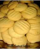 Vanilla custard cookies