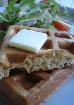 A picture of Whole Wheat Breakfast Waffles.