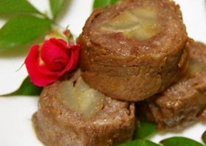 Recipe of Award-winning For Osechi and Bentos Beef and Burdock Root
Yawatamaki Rolls