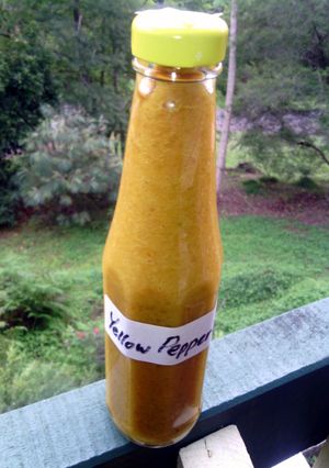 A picture of Yellow Pepper Sauce.
