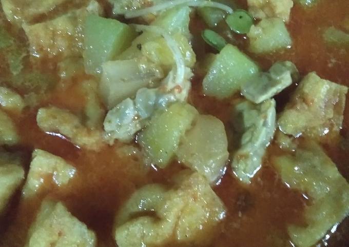 Bagaimana cara bikin Sayur kaboca(labu kuning)masakan deso😁 sajian Idul Fitri dijamin lezat