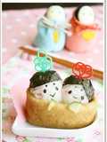 Girl's Day Charaben ＊ Emperor & Empress Inarizushi