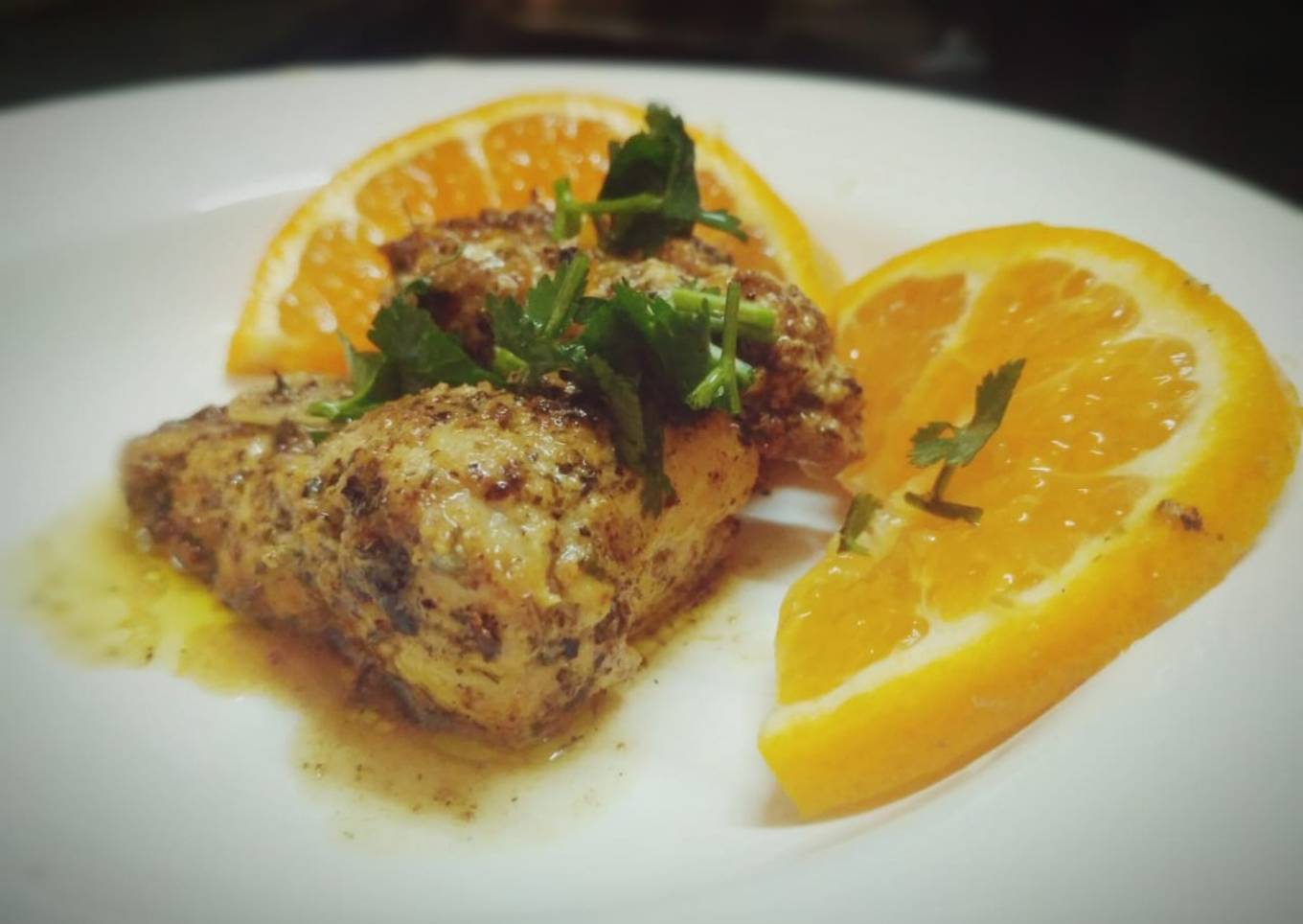 Lemon orange fish tikka