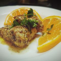 A picture of Lemon orange fish tikka.