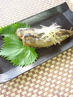 A picture of Plump Sardines Simmered with Ginger.