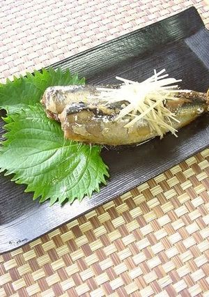 A picture of Plump Sardines Simmered with Ginger.