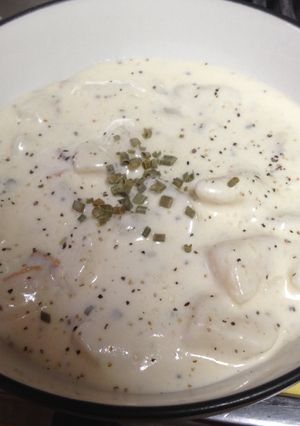 A picture of Silky Smooth Potato soup.