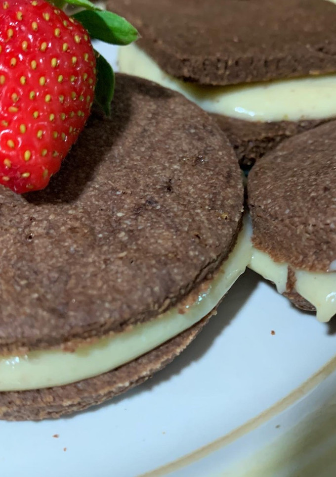 Una foto de Galletas de nocilla blanca