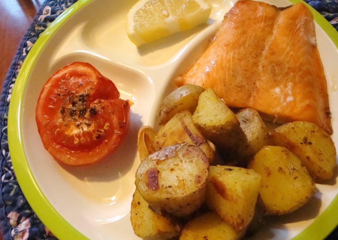 Boiled potatoes for farmers
