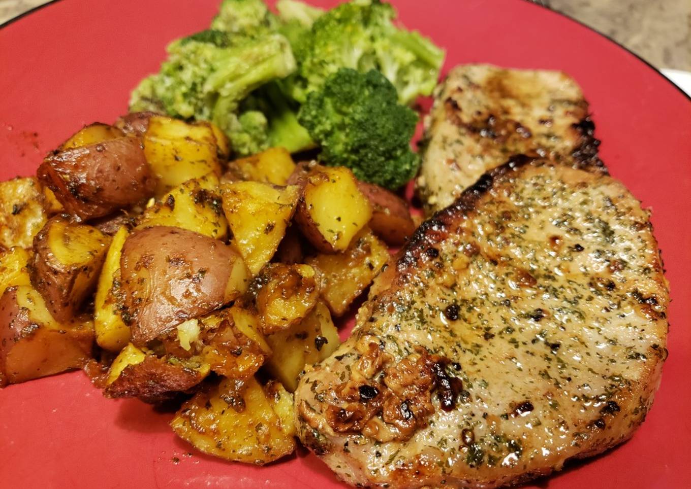 Butter Garlic Pork Chops