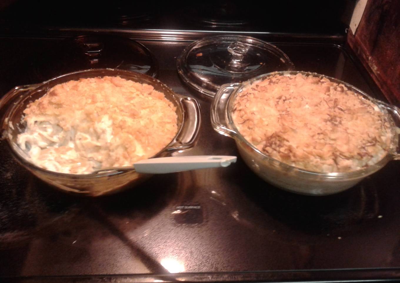 Nickie's cheesey chicken alfredo casserole