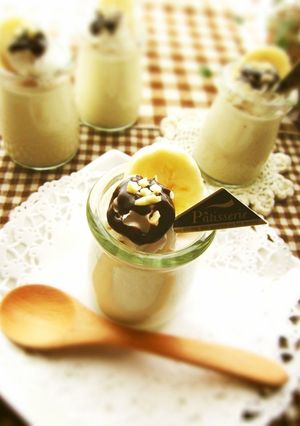 A picture of Creamy and Sweet Banana Pudding.
