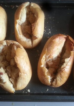 A picture of cheats garlic bread.