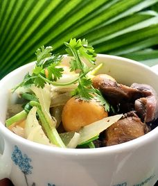 gà trứng non xào