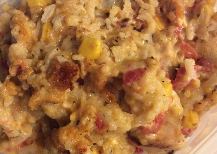 Recipe of Super Quick Homemade Poblano Cheese Chicken Casserole