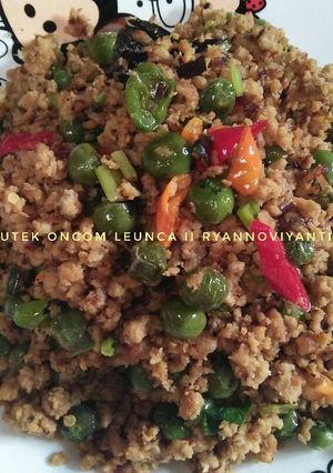Foto resep Ulekutek oncom leunca (kering)