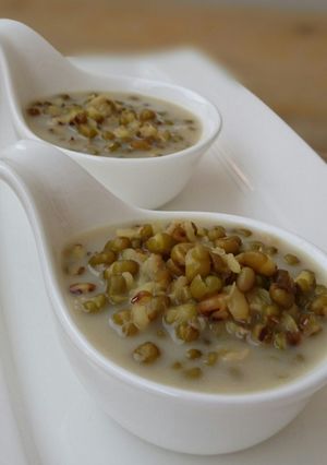 A picture of Mung Bean DessertWith Coconut Milk.