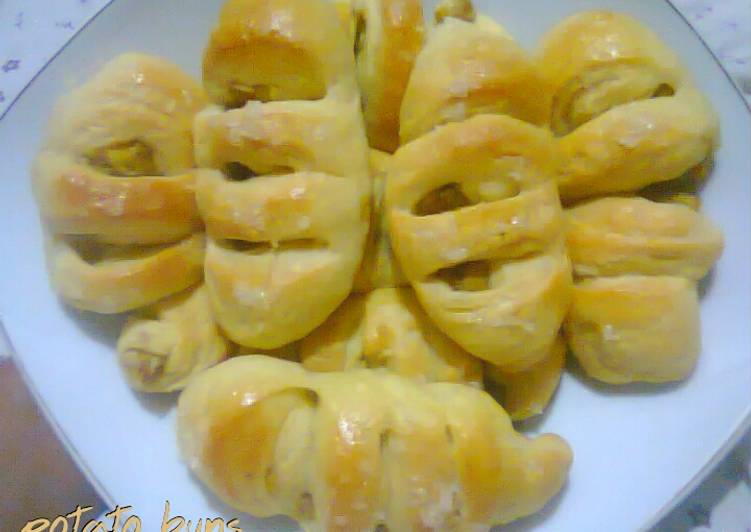 Cara Buat Sweet potato buns/roti ubi Bunda Pasti Bisa