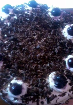 A picture of Black Forest Cake.