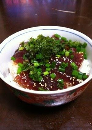 A picture of Marinated Tuna Don.