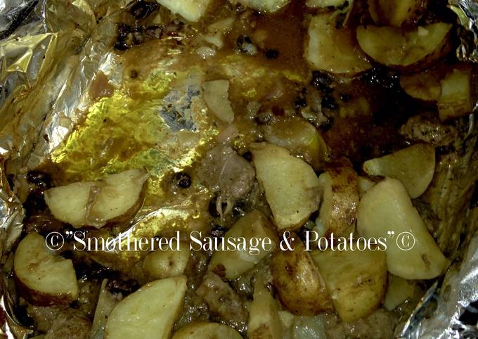 Recipe of Delicious Smothered Sausage & Potatoes
