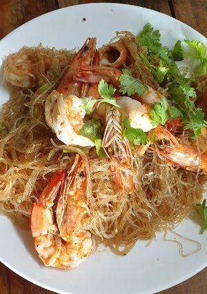 รูปของ กุ้งอบวุ้นเส้น