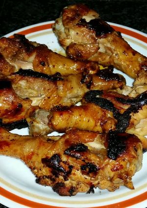 A picture of Ginger Garlic Asian Drumsticks.
