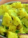 Batata Suki Bhaji, Potato Maharastrian Style Bhaji