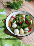 Tumis brokoli telur puyuh