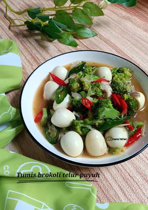 Foto resep Tumis brokoli telur puyuh